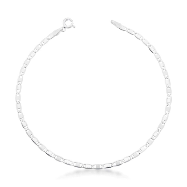 Pulseira Masculina Piastrine Prata 925 - Image 2